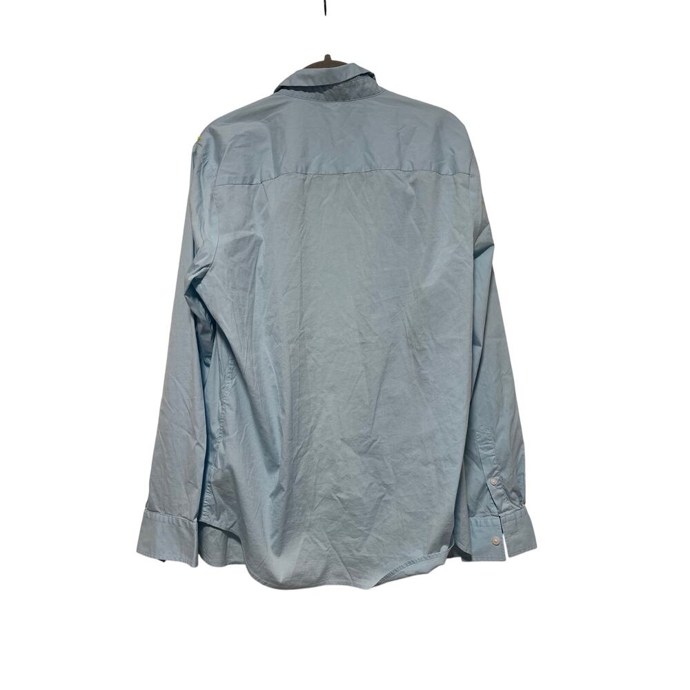 Calvin Klein Light Blue Button Down Shirt M - Picture 7 of 7